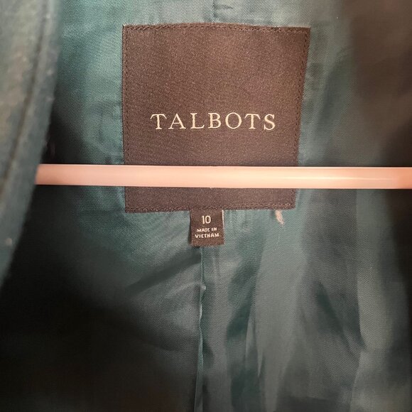 Beautiful teal Talbot's pea coat - Picture 9 of 10